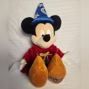 Disney Milestone Mickey 1940 Sorcerer Stuffed Plush Collectible Mickey 24”